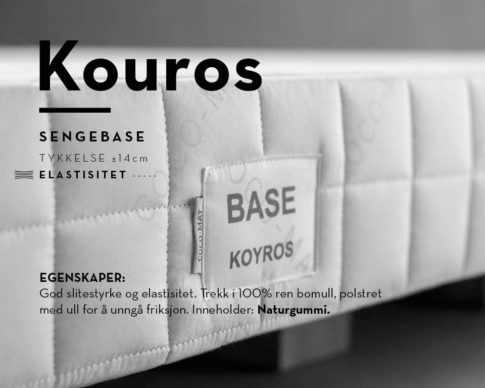 Core Kontinentalseng med Kouros sengebase
