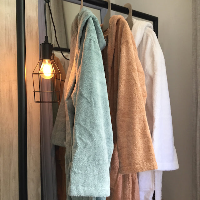 Badekåper med hette