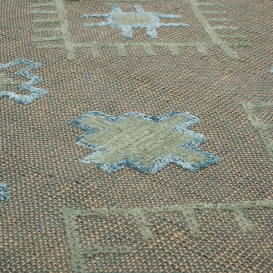 Teppe jute og viscose