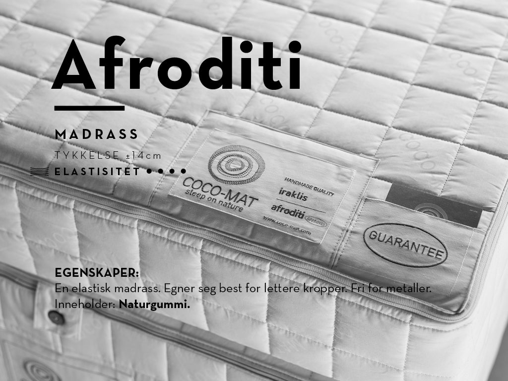 Madrass i ren naturgummi