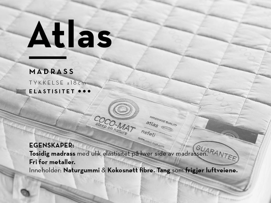 Atlas vår bestselgende madrass