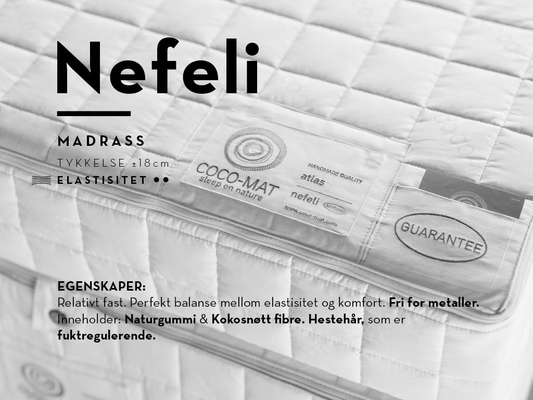 Fast madrass av naturmatrialer