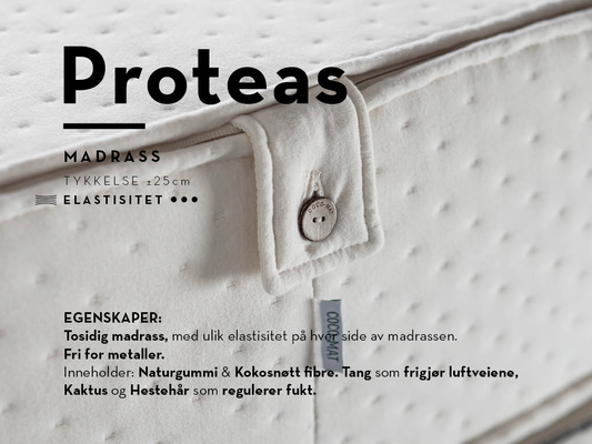 Madrass fylt med naturmaterialer