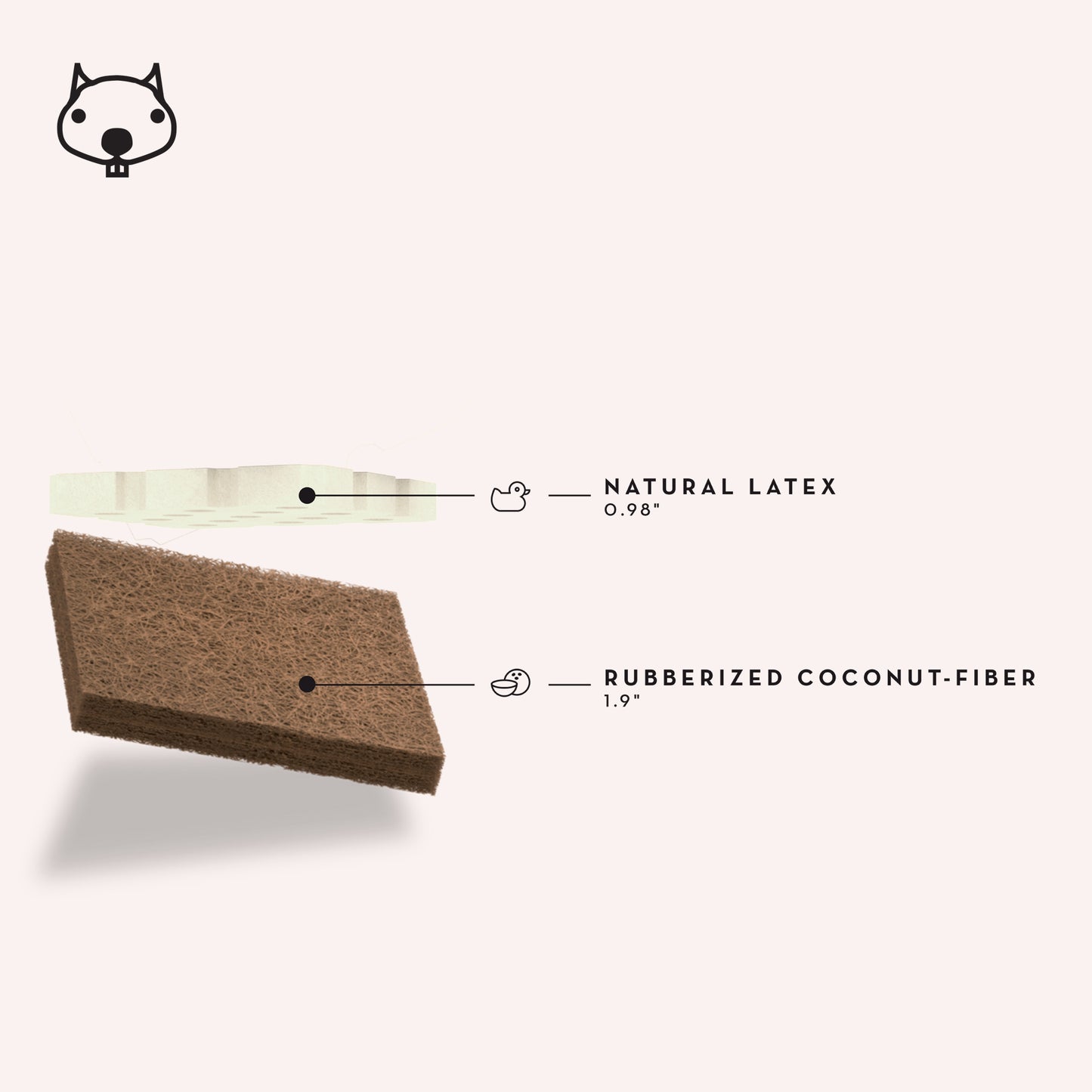Madrass sprinkelseng naturmaterialer